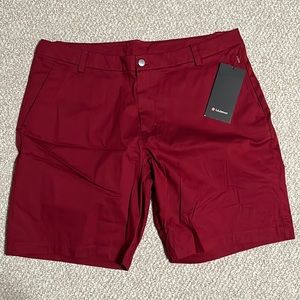 Lululemon Men’s Commission Short 9” Slim Chino Shorts - Red